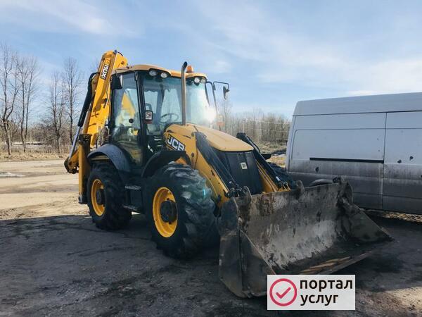 Фото Аренда экскаватора погрузчика Пушкин 
