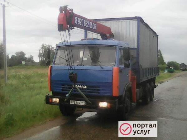 Фото Услуги кран-манипулятор 