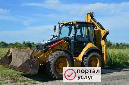 Фото Услуга эксковатора-погрузчика