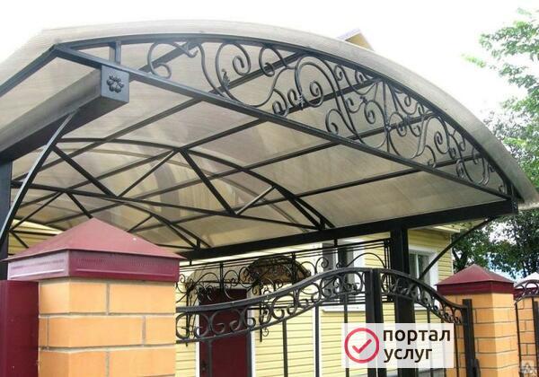 Фото Навесы из поликарбоната