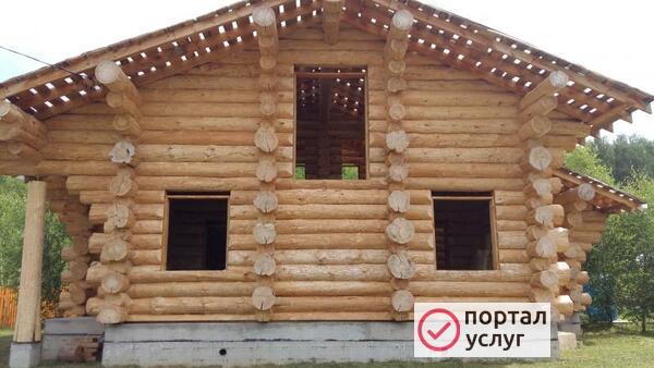Фото Срубы дома и бани