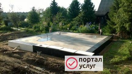 Фото Строительство фундамента