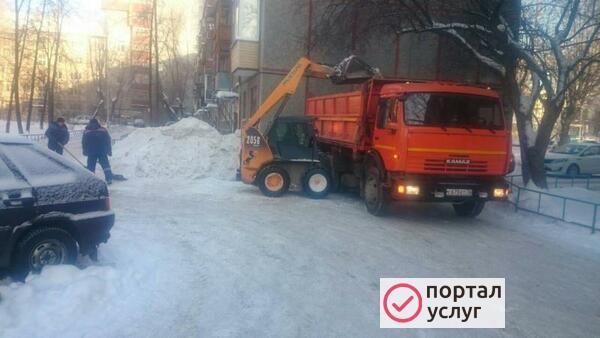 Фото Уборка и вывоз снега