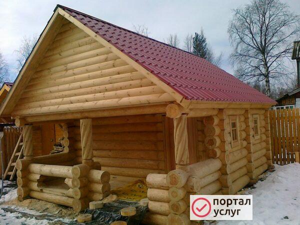 Фото Рубка срубов.