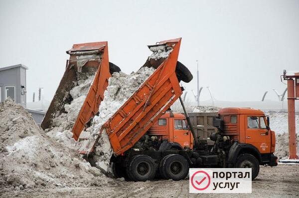 Фото Вывоз снега 