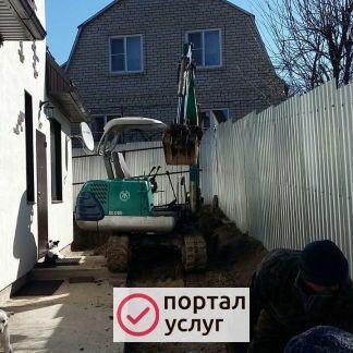 Фото Услуги мини экскаватора