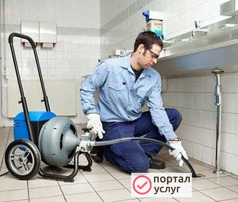 Фото Устранение засоров
