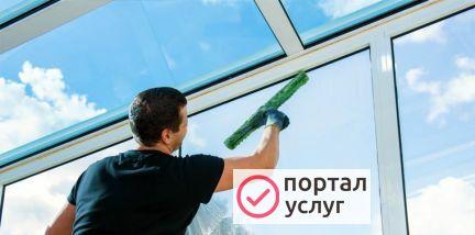 Фото Мойка окон, балконов