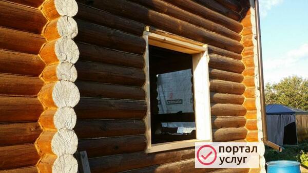 Фото Пластиковые окна в деревянный дом