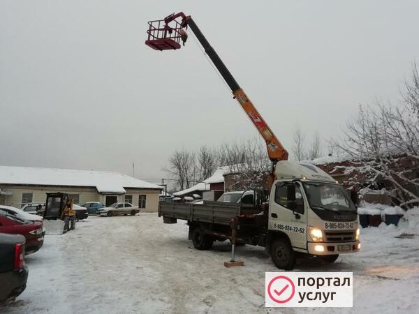 Фото Манипулятор автовышка 