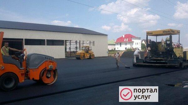 Фото Укладка асфальта