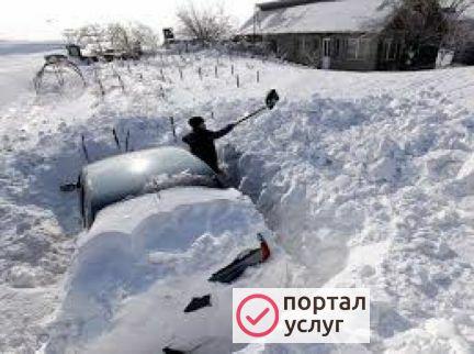 Фото Уборка снега
