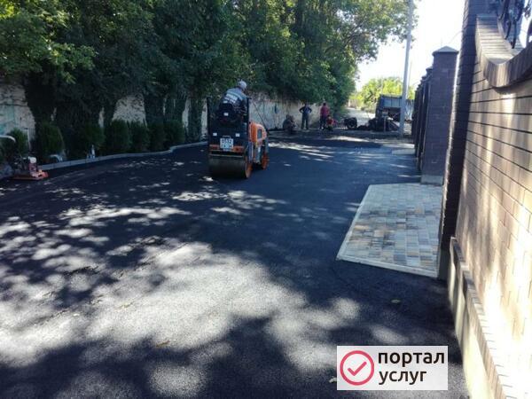 Фото Укладка асфальта