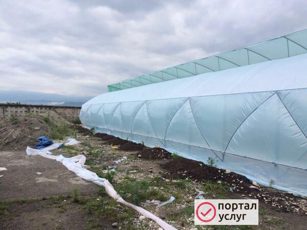 Фото Производство арочных и блочных теплиц 