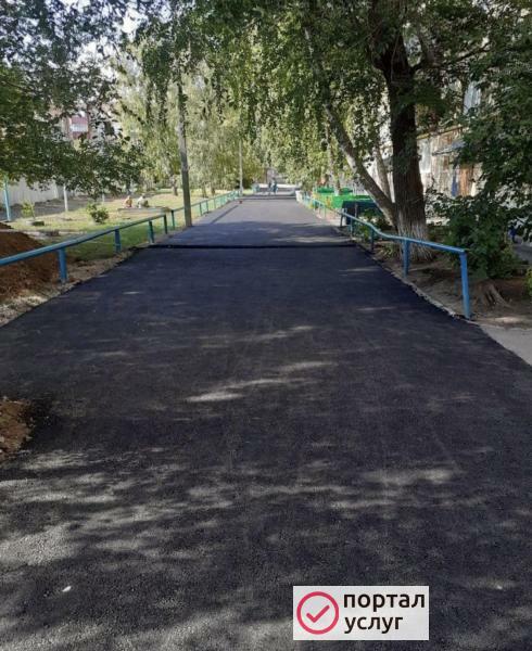 Фото Асфальтирование благоустройство.