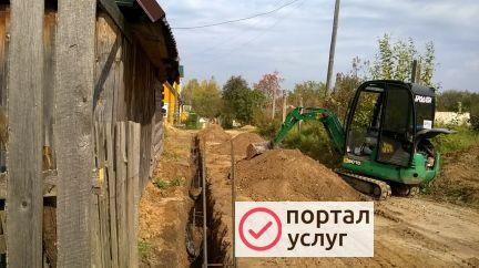 Фото Услуги мини экскаватора