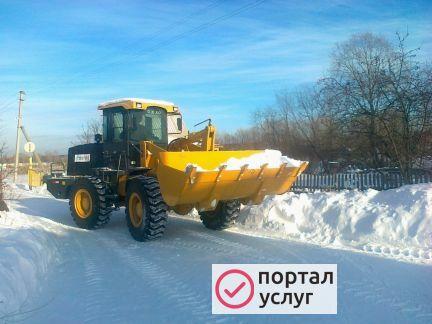 Фото Уборка снега в Первомайском и Советском районах