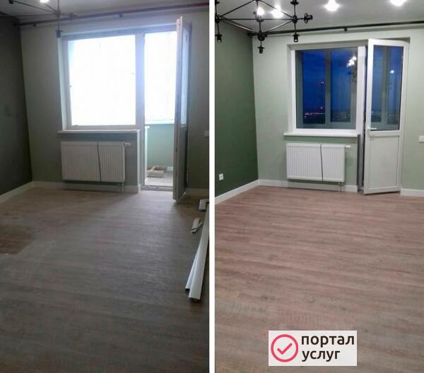 Фото  Уборка после ремонта 