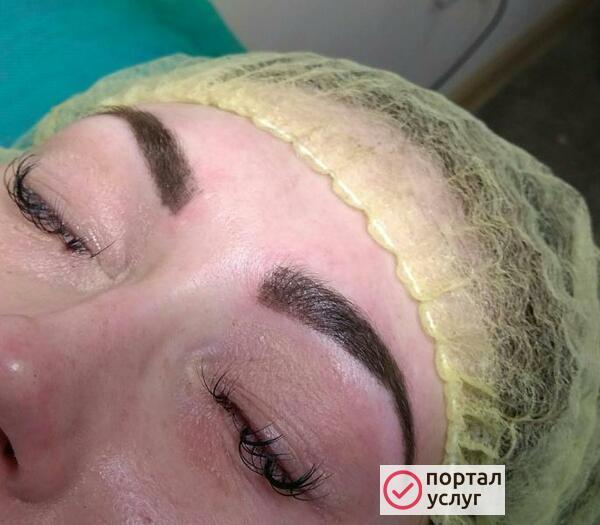 Фото Микроблейдинг бровей