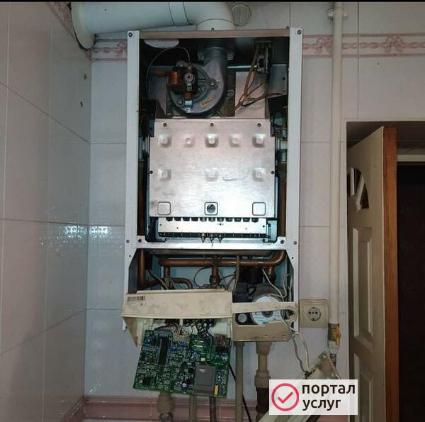 Фото ремонт газовых котлов 
