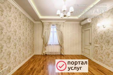 Фото Поклейка обоев