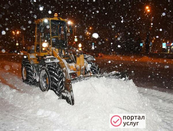 Фото Оперативная уборка снега