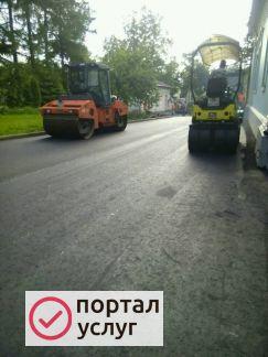 Фото Асфалтирование дорог