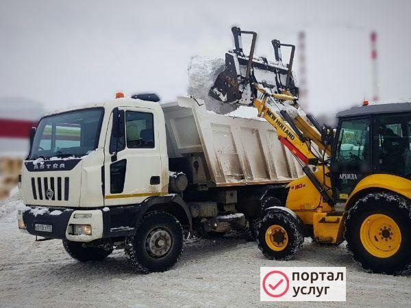 Фото Услуги по уборке и вывозу снега.