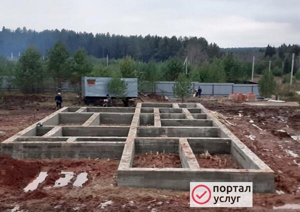 Фото Заливка Фундамента