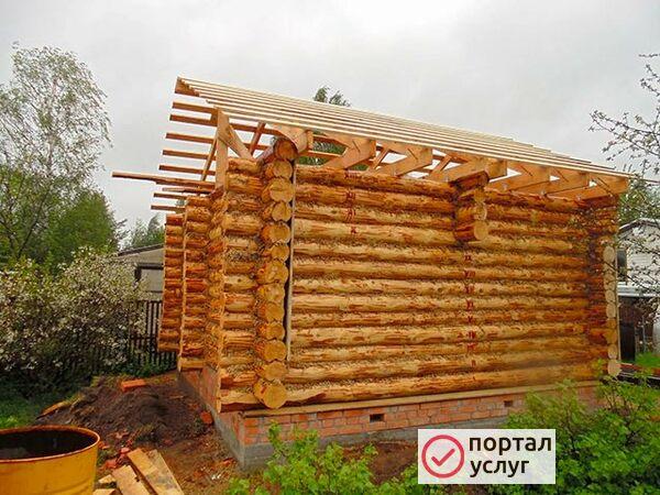 Фото Плотники построят баню, дом, дачу из бруса, бревна