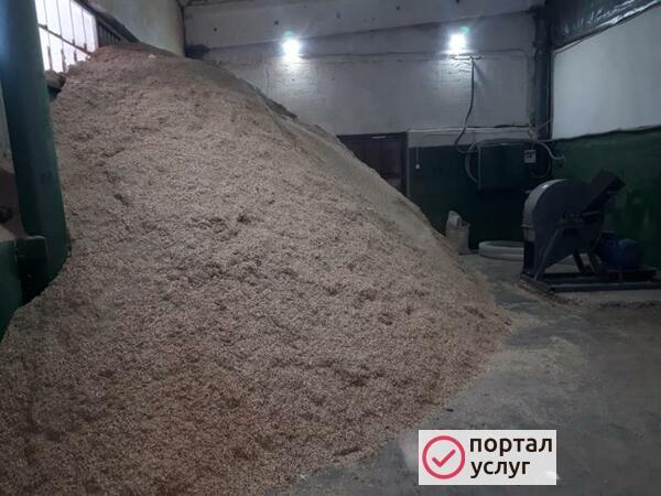 Фото Щепа и опилки в мешках