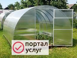 Фото Теплица с поликарбонатом