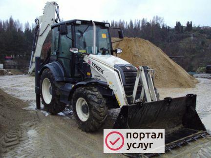 Фото Эксковатор-погрузчик