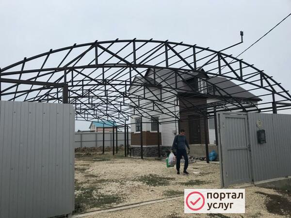 Фото Навесы и заборы в срок
