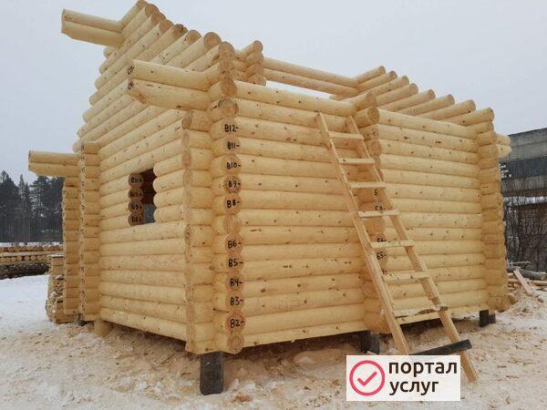 Фото Баня из бревна сруб 