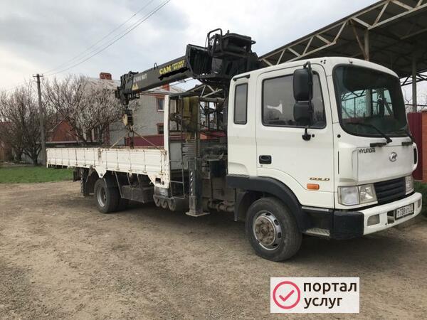 Фото Услуги манипулятора автовышка