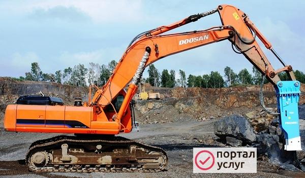 Фото Услуги гидромолота