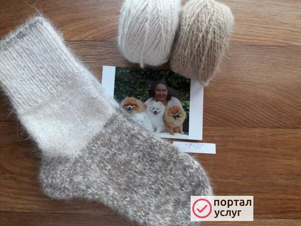 Фото Носочки из шерсти собак 