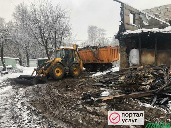 Фото Снос домов уборка 
