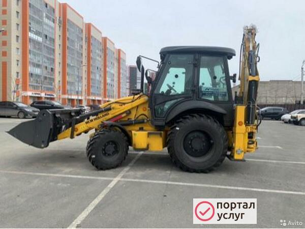 Фото Аренда экскаватора-погрузчик 