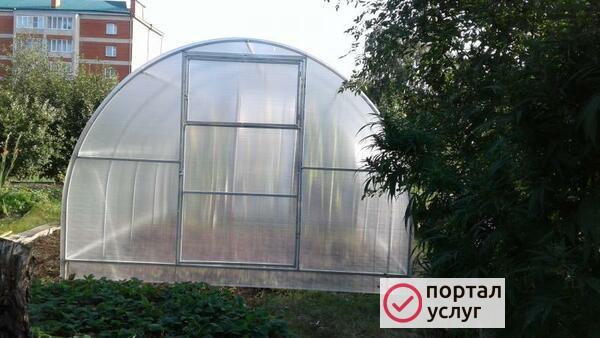 Фото Теплицы из поликарбоната