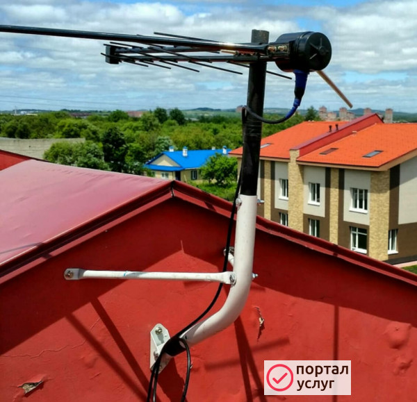 Фото Установка антенн на дачу
