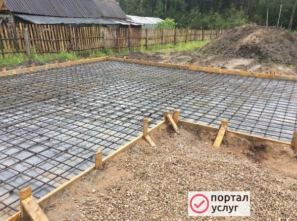 Фото Ленточный фундамент цены в Калининграде