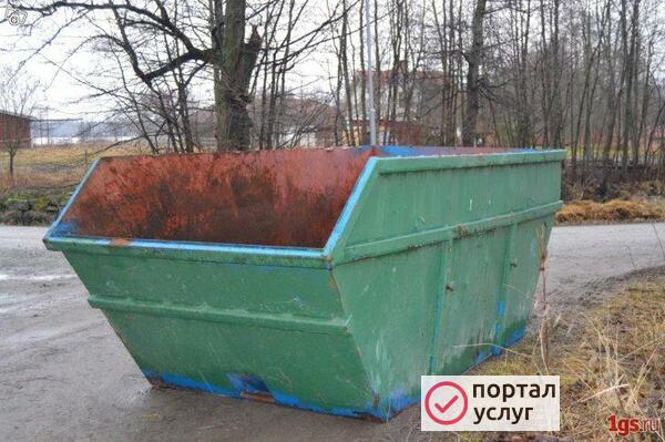 Фото Бункер(лодочка) ВЫВОЗ СТРОИТЕЛЬНОГО МУСОРА.