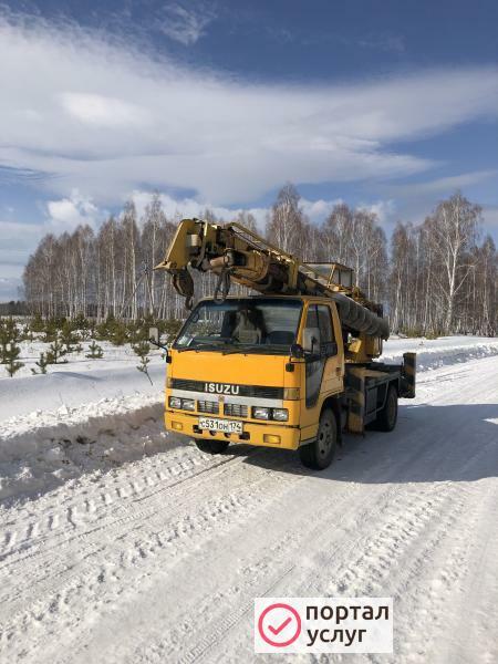 Фото Ямобур услуги, установка столбов