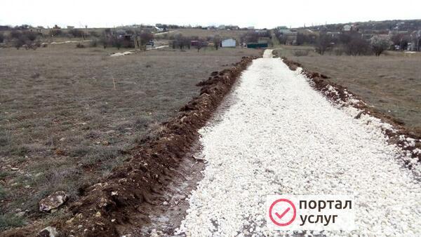 Фото Отсыпка дорог в СНТ 