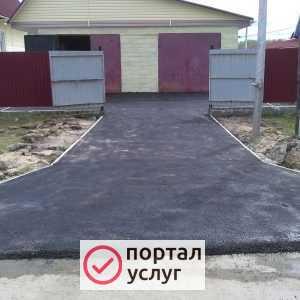 Фото Укладка асфальта в,асфальтирование
