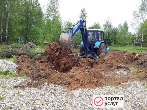 Фото Очистка участков