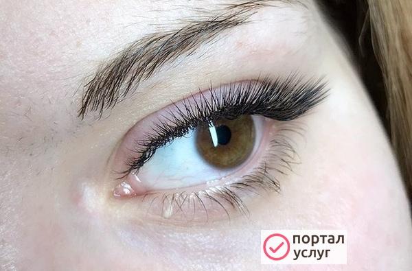 Фото Наращивание ресниц; архитектура/окрашивание бровей