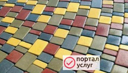Фото Укладка тротуарной плитки